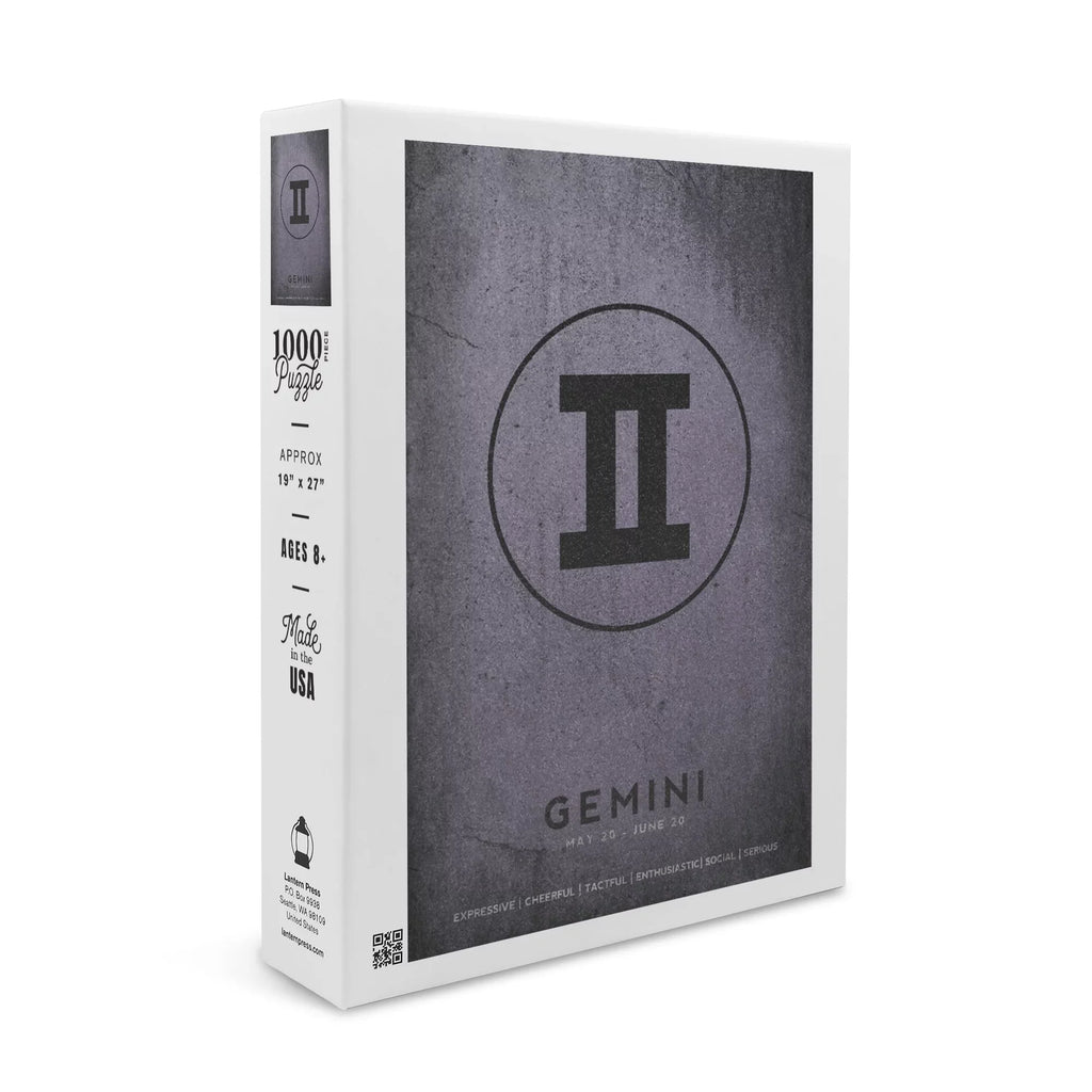Gemini, Astrological Sign, Zodiac (1000 Piece Puzzle, Size 19x27, Challenging Jigsaw Puzzle for Adults and Family, Made in USA)
