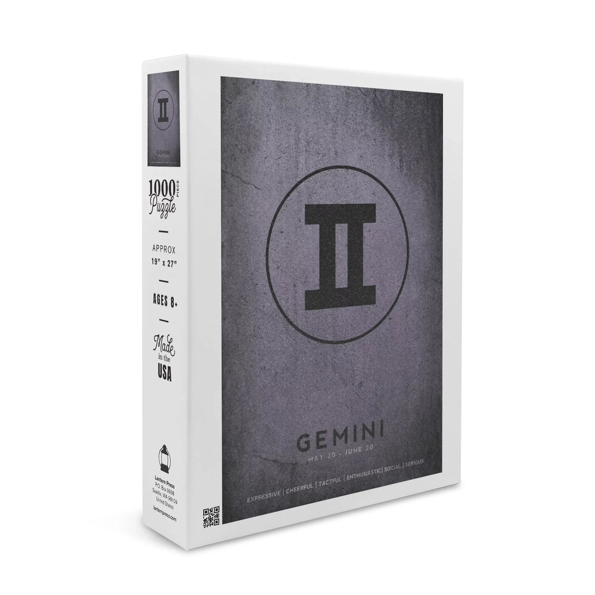 Gemini, Astrological Sign, Zodiac (1000 Piece Puzzle, Size 19x27, Challenging Jigsaw Puzzle for Adults and Family, Made in USA)