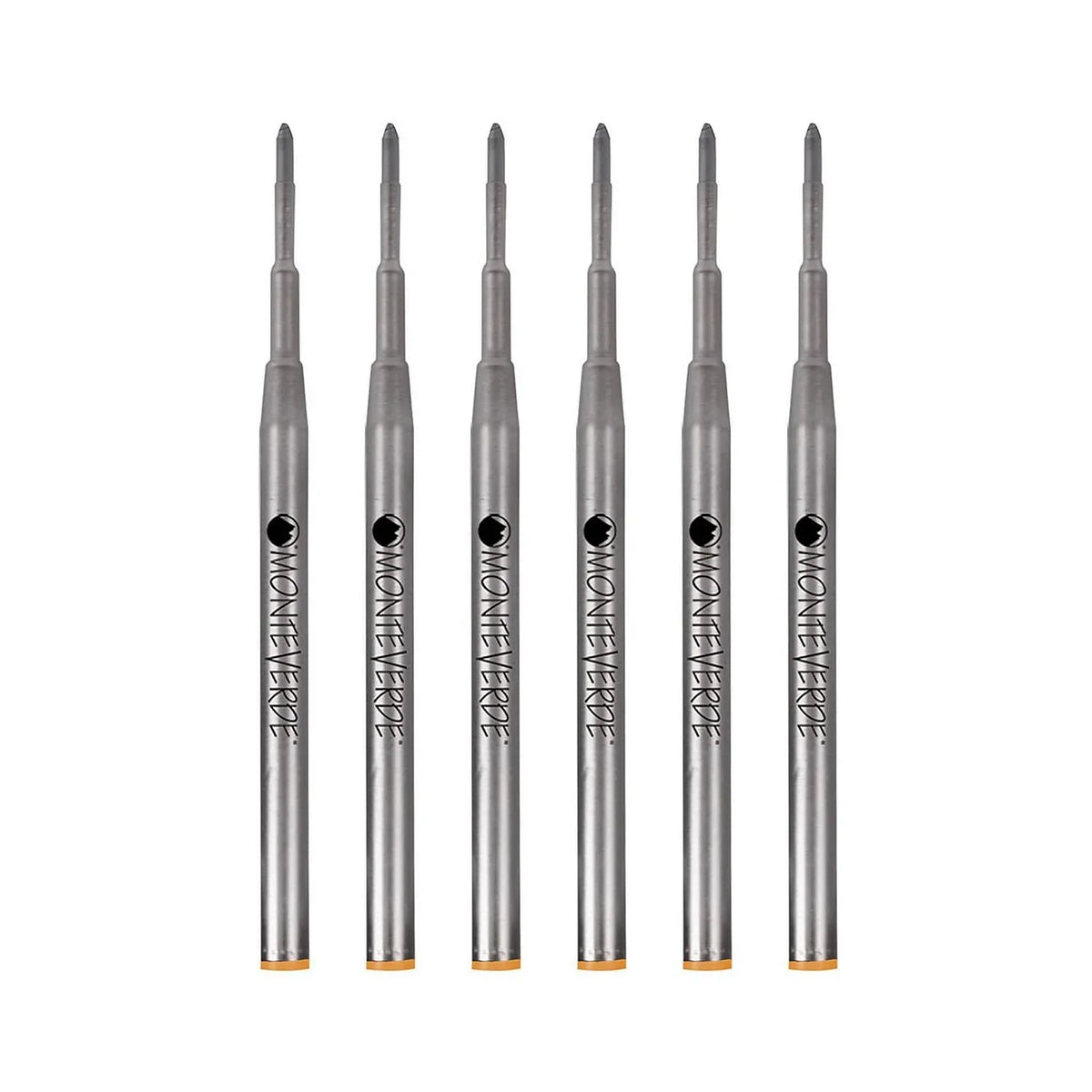 Monteverde Medium Ballpoint Refill For Montblanc Ballpoint Pens 6/Pack Orange M133OR