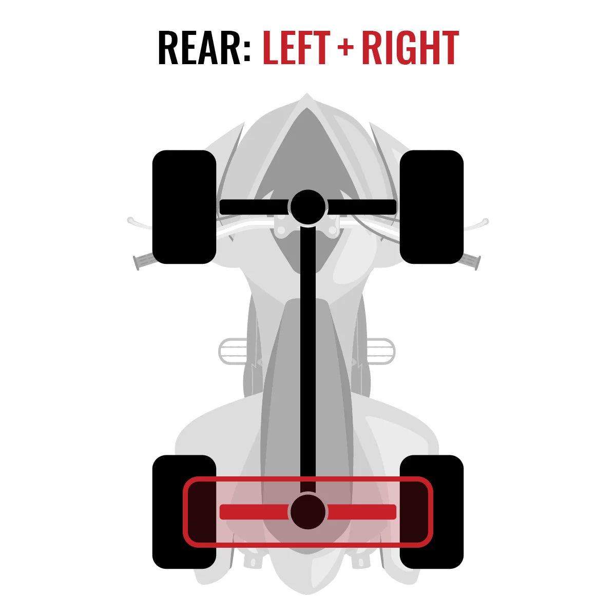 2 pc Sixity XT Rear Left Right Axle Suitable with Can-Am Commander 1000 2015 - MAX 1000 DPS XT 4X4