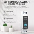 Smart Home Wireless Switch With Metering Function Smart Wifi Circuit Breaker Can Remotely Control Home Switch