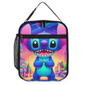 Lilo Art Stitch Portable Lunch Bag Tote Bento Bag School Office Insulated Cooler Thermal Handbag For Adult Boys Girls Kids