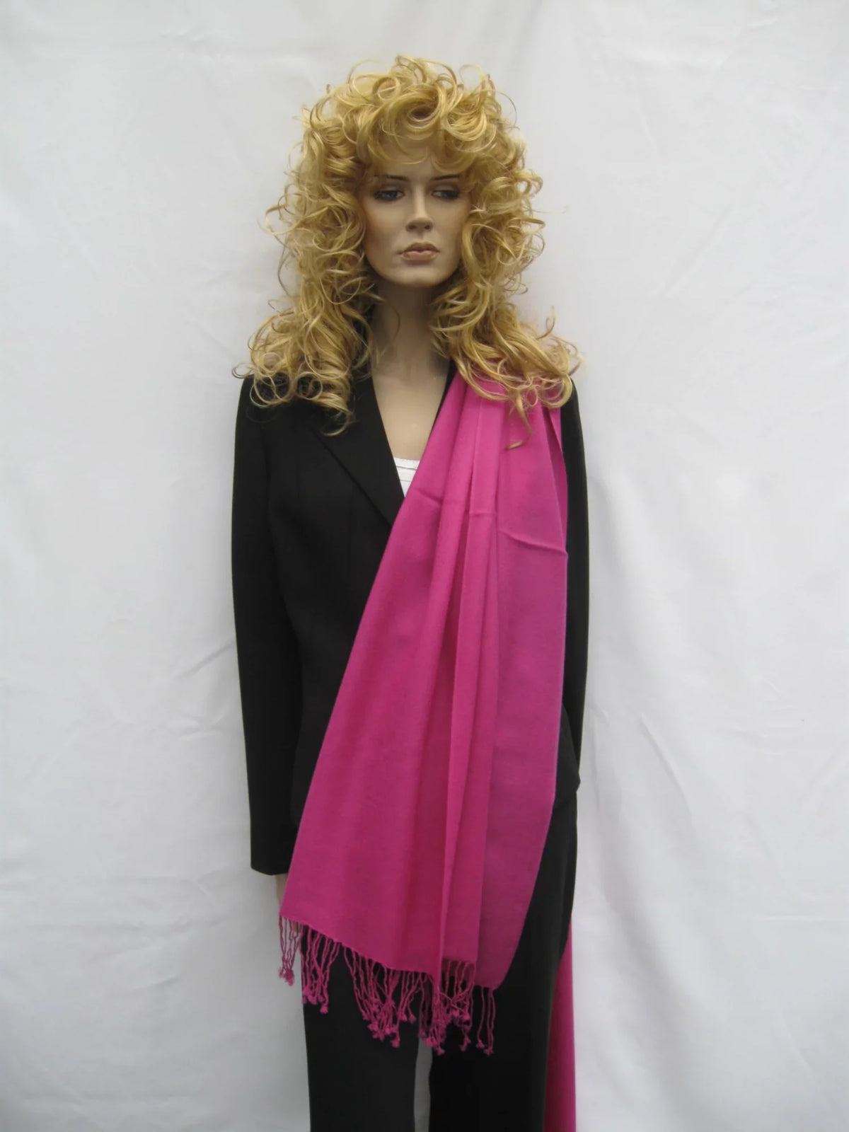 Scarf/Scarves/Shawl/Shawls/Stole/Wrap/Pashmina Scarf/Pashmina Shawl/Cashmere/Cashmere Scarf/Wool/Silk (Raspberry Sorbet)