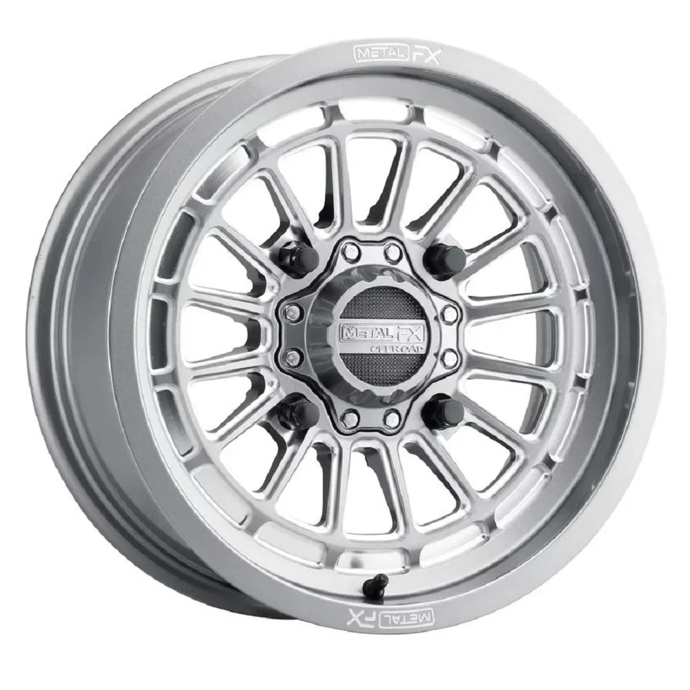 MetalFX Delta Contrast Cut 15" Wheels Gm 32" Alpha Tires Can-Am Maverick X3 / Honda Pioneer 1000 / Talon