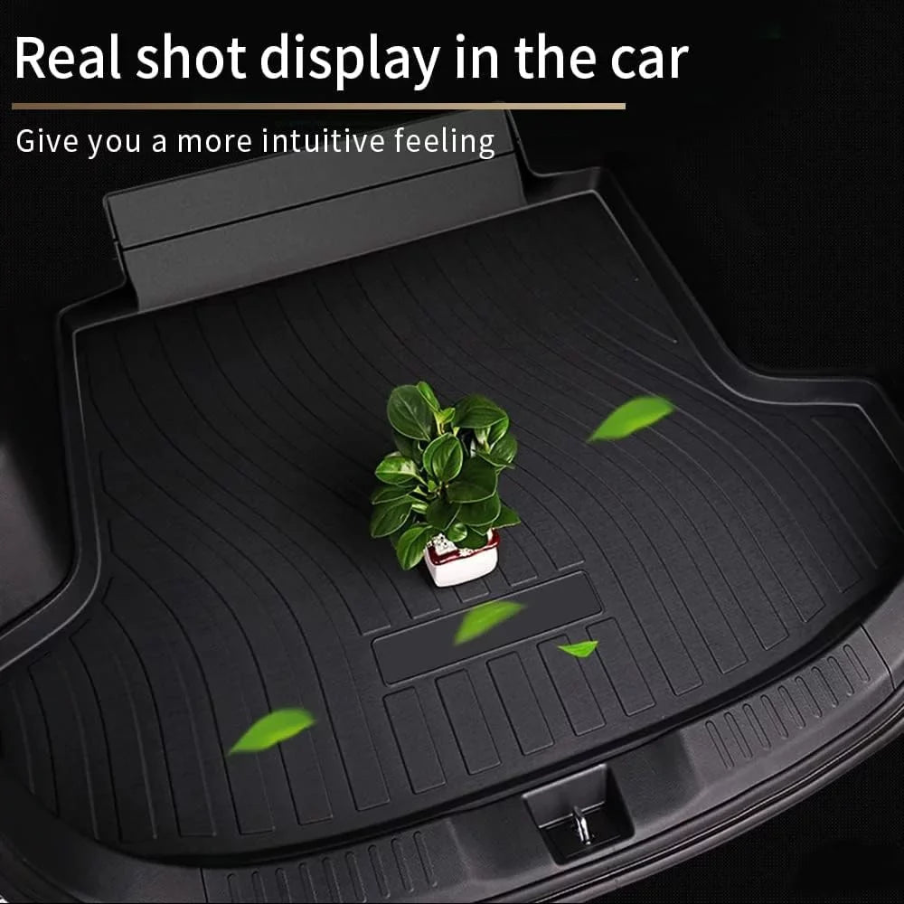 Upgrade Camry Cargo Liner | AOMSAZTO Custom Fit Trunk Mat for 2018-2023 Toyota Camry & Camry Hybrid Accessories, Rubber Cargo Mat Trunk Liner Floor Mat for Toyota Camry 2018 2019 2020 2021 2022 2023