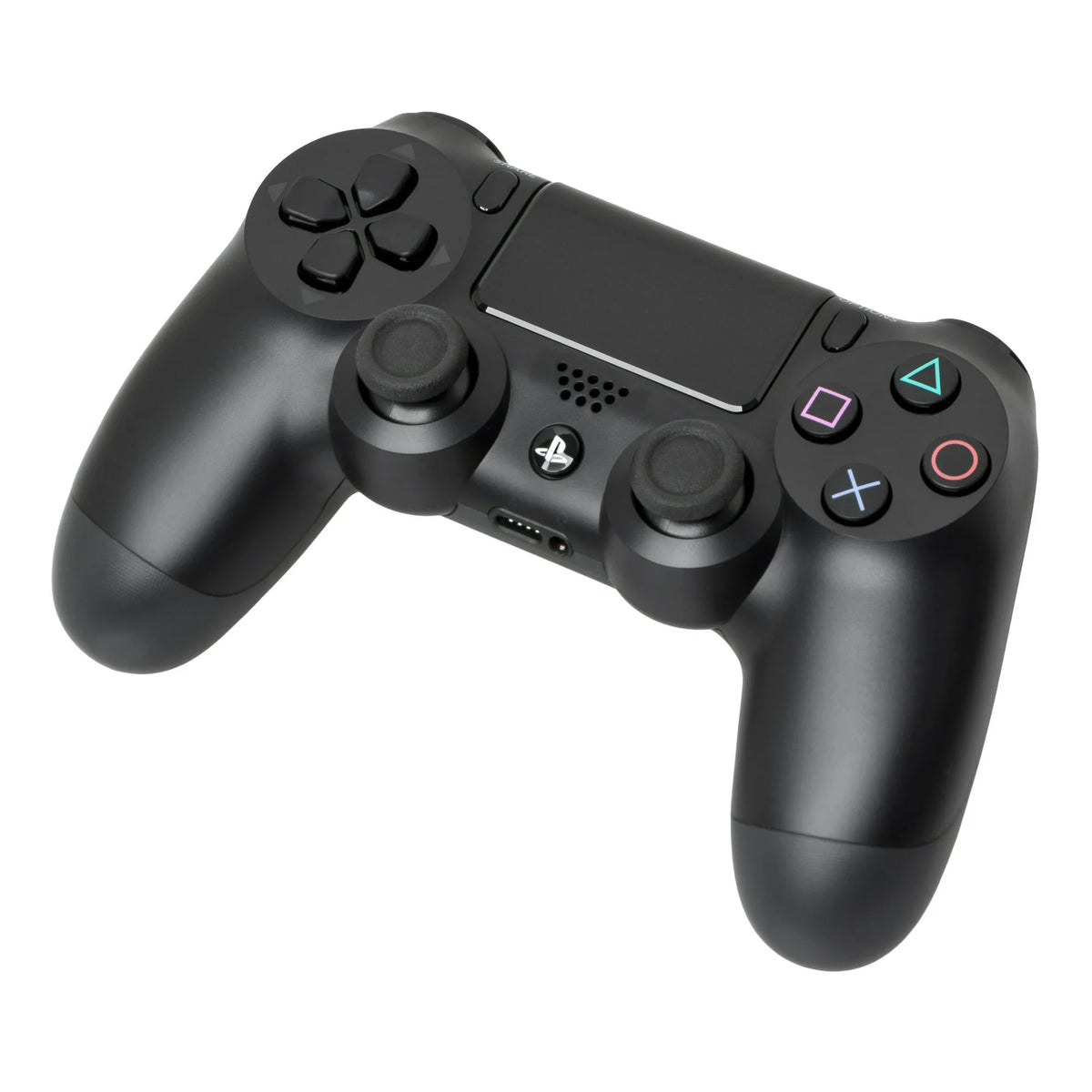 Sony 2215A PlayStation 4 Slim 500GB Gaming Console Black with Charging Dock Headset 2 Controller Bolt Axtion Like New