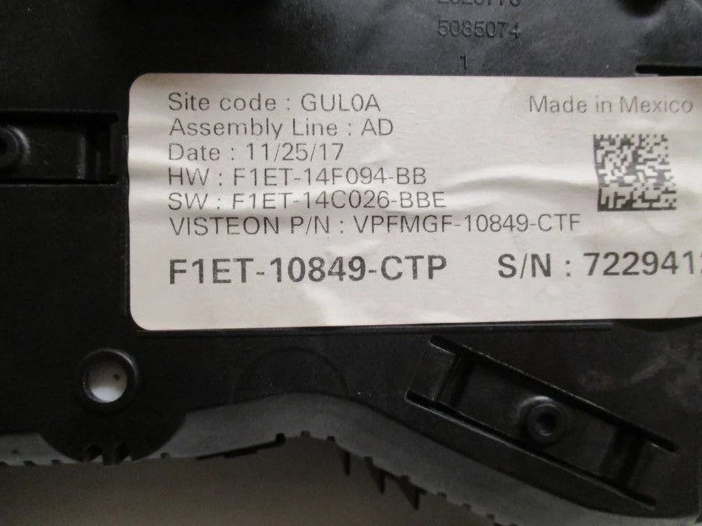 Pre-Owned 2017 2018 Ford Focus Speedometer Speedo Cluster MPH 19K OEM LKQ (Good)