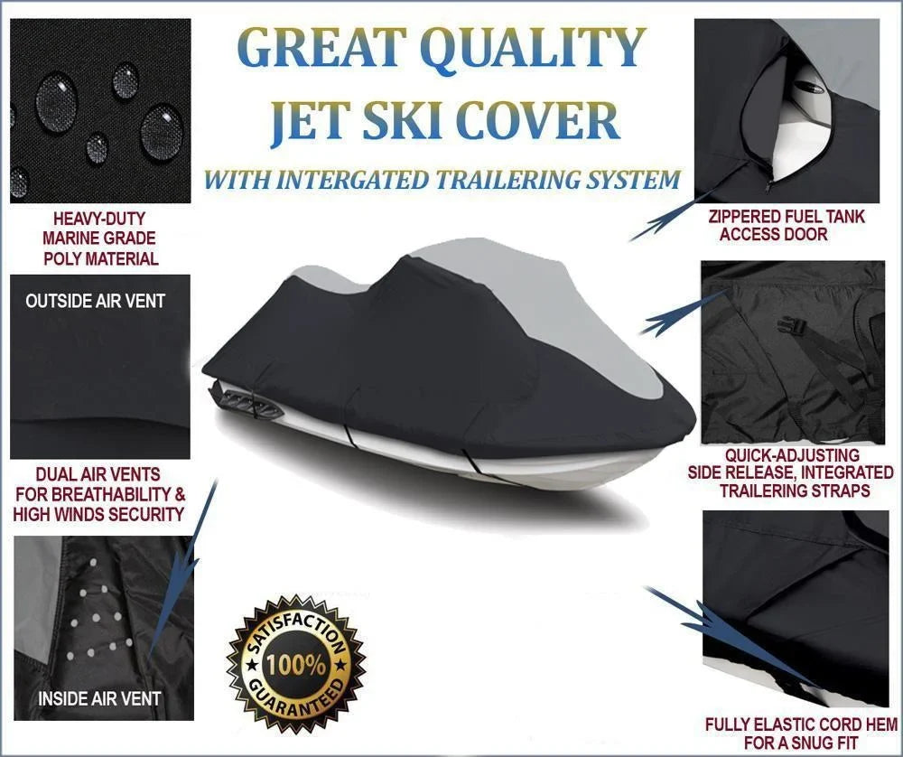 SUPER HEAVY-DUTY PWC JetSki Wrap Suitable for Polaris 1997-2002 SLH / SLXH / SLX Pro 1200 Jet Ski PWC Wrap 1-2 Seater
