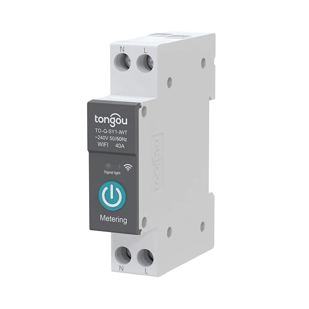 Smart Home Wireless Switch With Metering Function Smart Wifi Circuit Breaker Can Remotely Control Home Switch