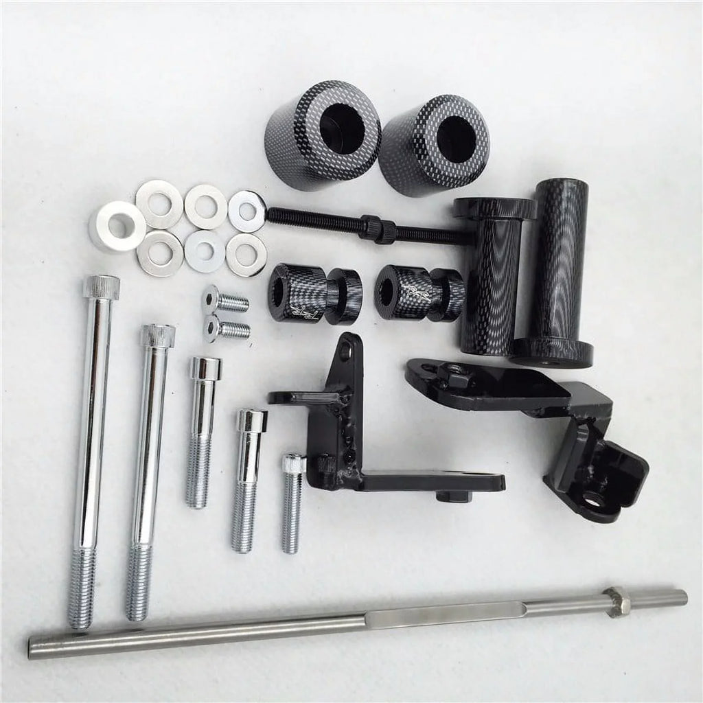 HTT-MOTOR Carbon Swingarm Spools Frame Slider for 99-07 Suzuki Hayabusa GSX 1300R GSXR1300