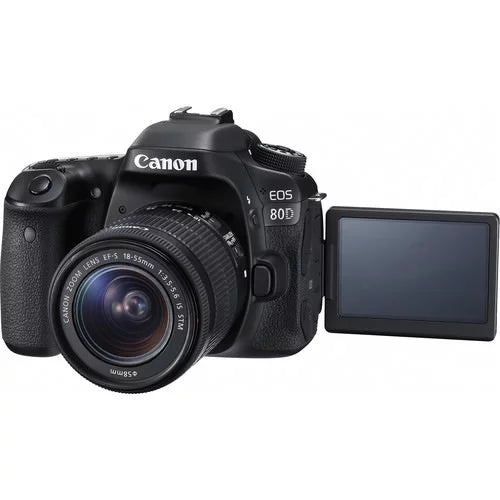 Canon EOS 80D DSLR Camera with 18-55mm Lens + 16GB Expo Essentials Kit