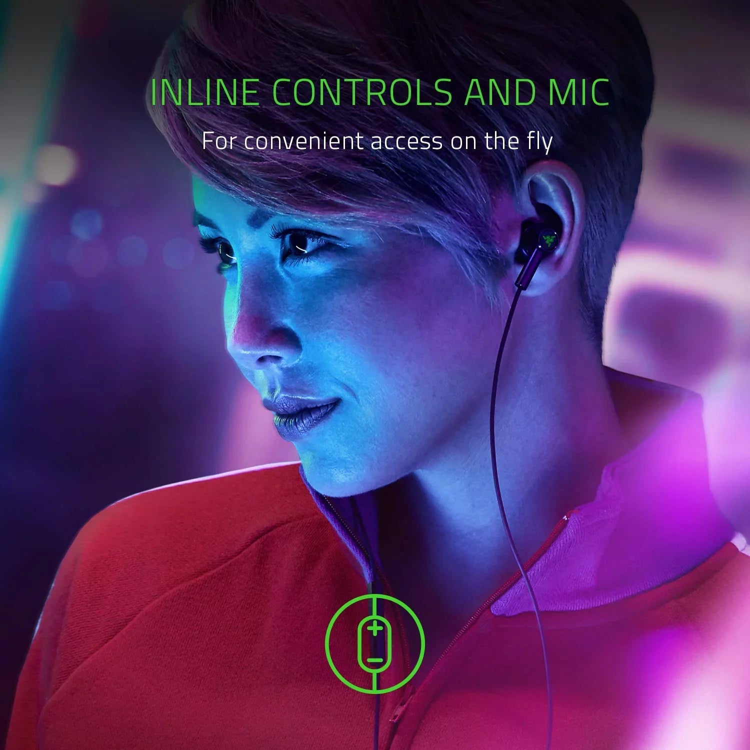 Razer Hammerhead Duo Dual Driver In-Ears Gaming Headphones Black