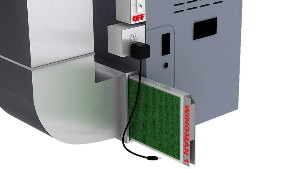 16x24x1 Electronic Air Filter Including Year Supply of Replacement Pads - Homeowner Installed- Simply Replace Your Current AC Furnace Air Filter and PLUG IT IN!