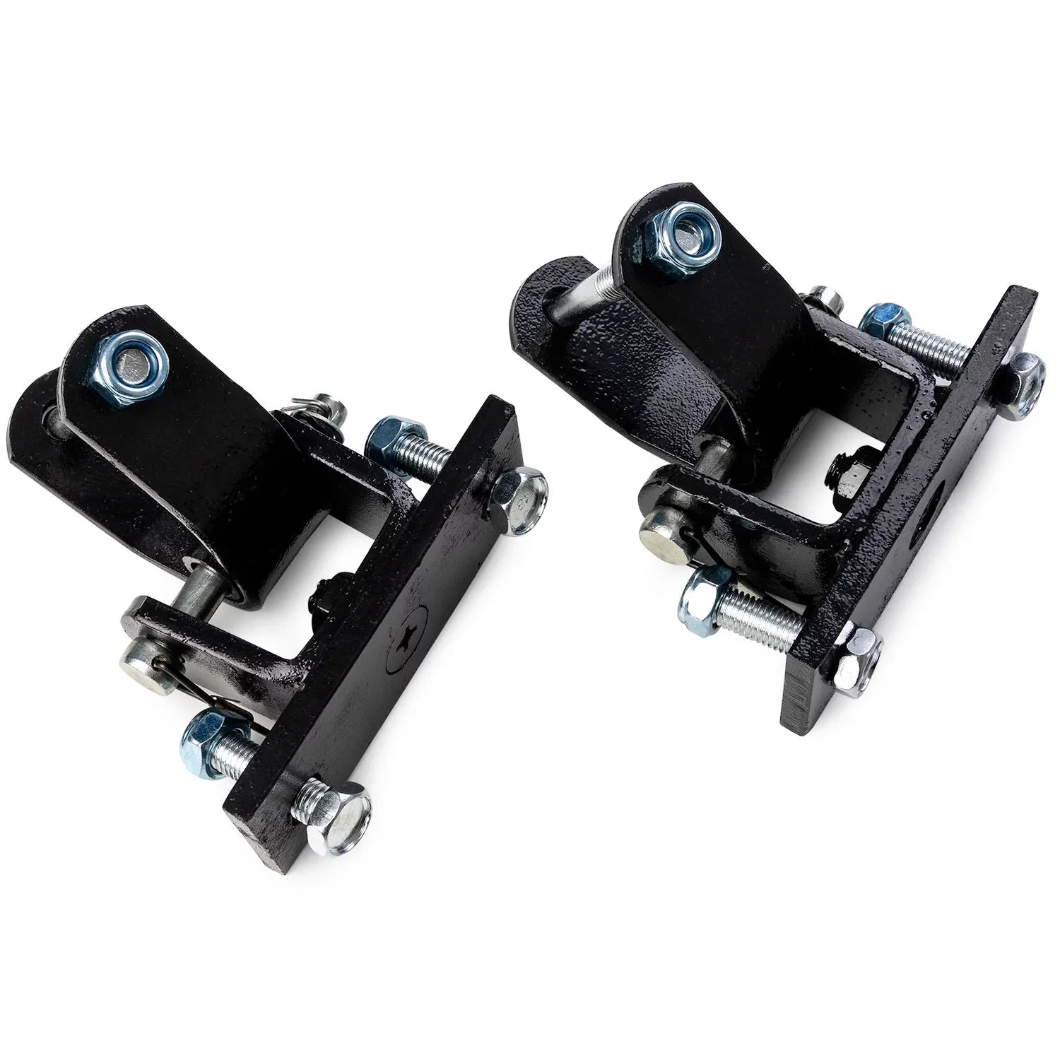 Biltek Adjustable Universal Tow Bar with 2x Safety Chains for 2" Trailer Ball Hitch, 5000 lbs. Towing Capacity