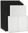 Air Purifier HEPA 13 Filter R, HRF-R3 Suitable with Honeywell Air Purifier HPA300 3 Pack with 4 Pack Precut Activated Carbon Pre-Filters Replacement HRF-AP1,Home Air Purifier Parts & Accessories