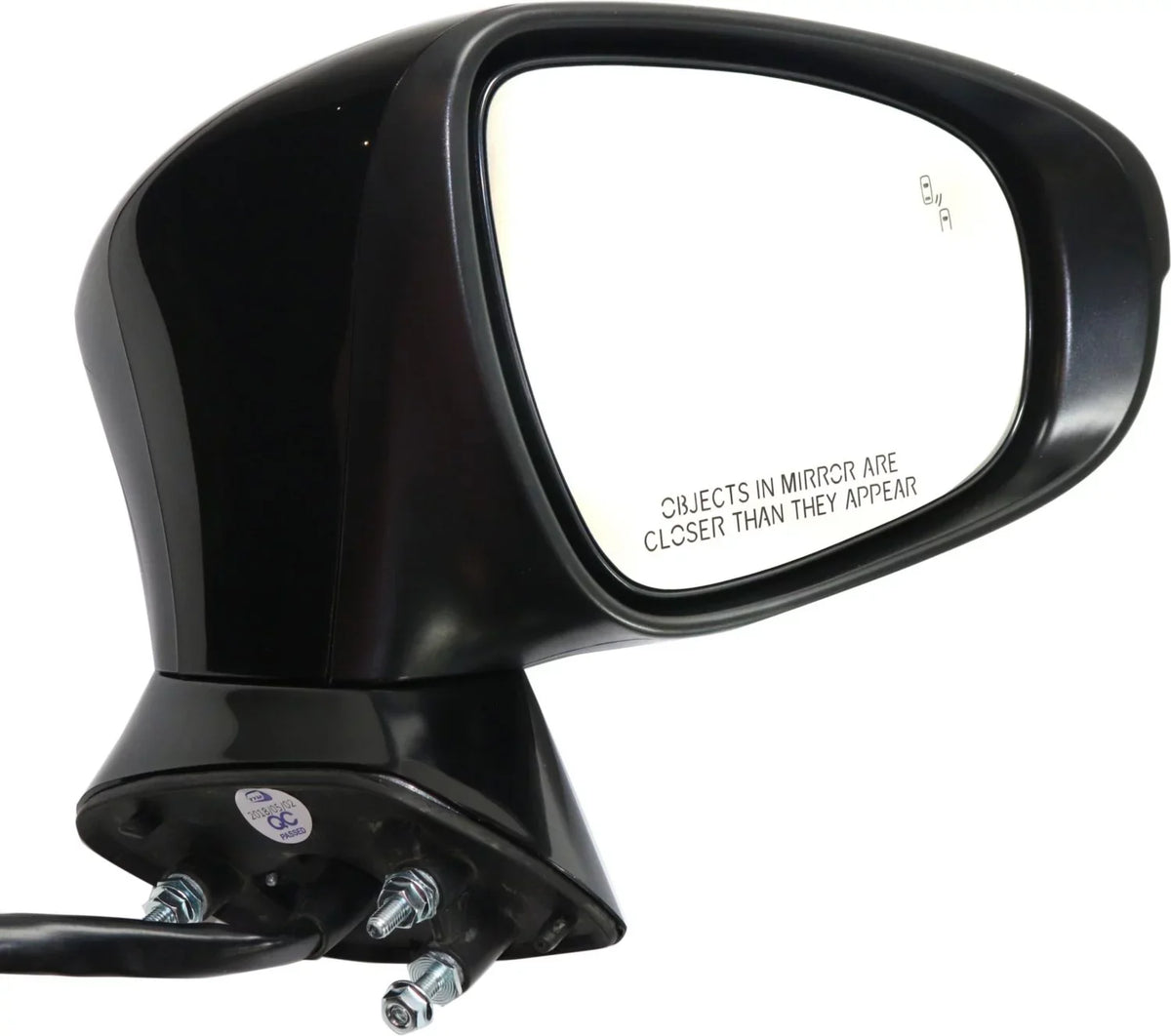 Mirror Matching With 2014-2018 Lexus GS350 2016 GS200t Right Passenger Side Heated w/ Blind Spot Detection in Glass In-housing Signal Light Paintable Kool-Vue