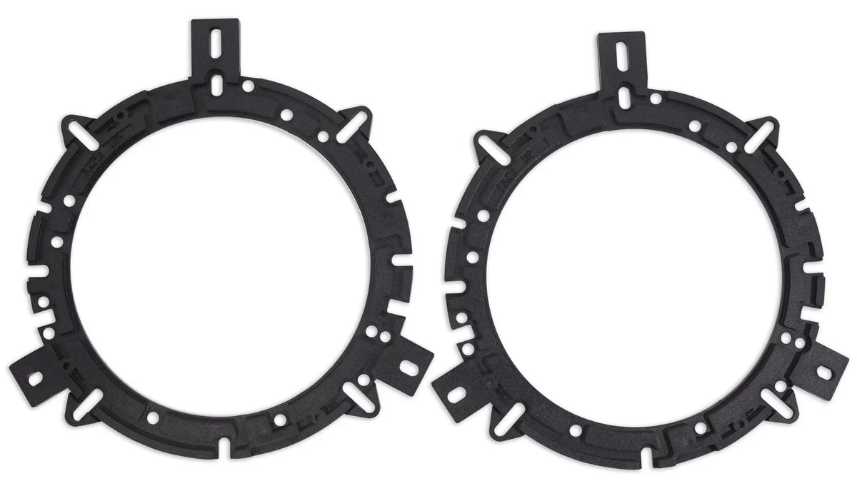 1998-2013 Harley Davidson Touring 6.5" 300w Polk Audio Speakers w/Adapter Plates