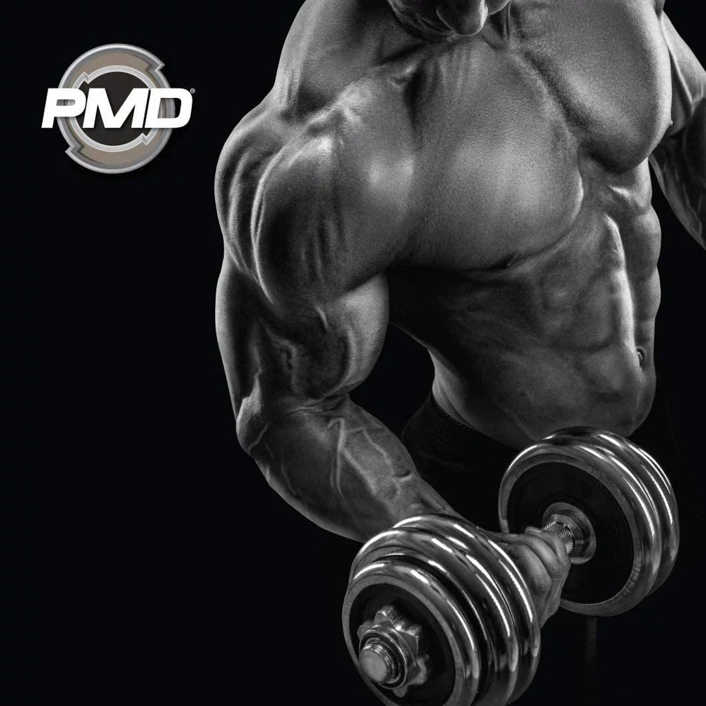 PMD Sports Nitro cm - Nitric Oxide with Agmatine Pre Workout Supplement - Muscle Growth Pre-Workout with L Arginine - Endurance Boost for Hardcore Exercise, Training, and Bodybuilding - (90 Capsules)