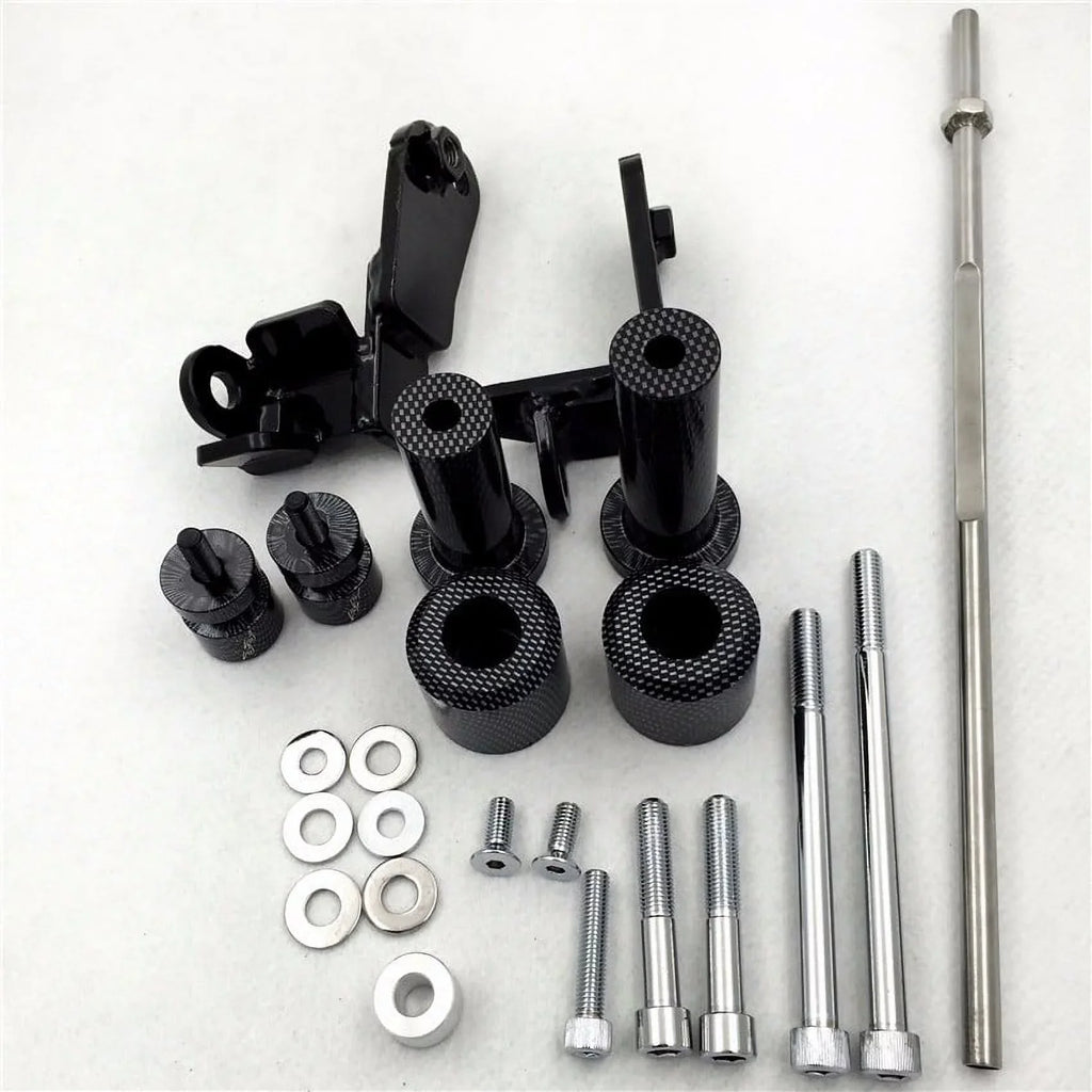 HTT-MOTOR Carbon Swingarm Spools Frame Slider for 99-07 Suzuki Hayabusa GSX 1300R GSXR1300