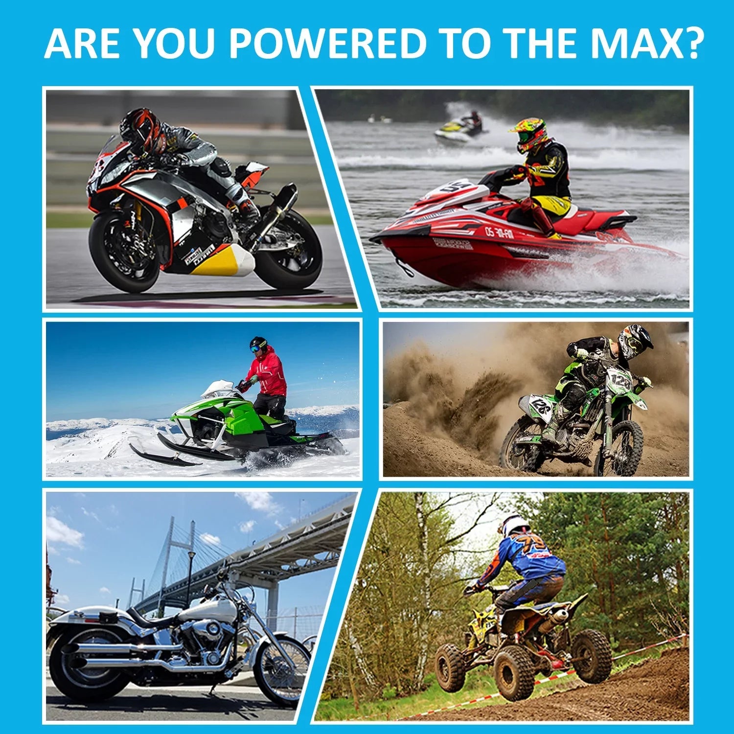YTX20L-BS Lithium Replacement Battery Suitable with Kawasaki Jet Ski JS750 SXi, SXi Pro 95-02