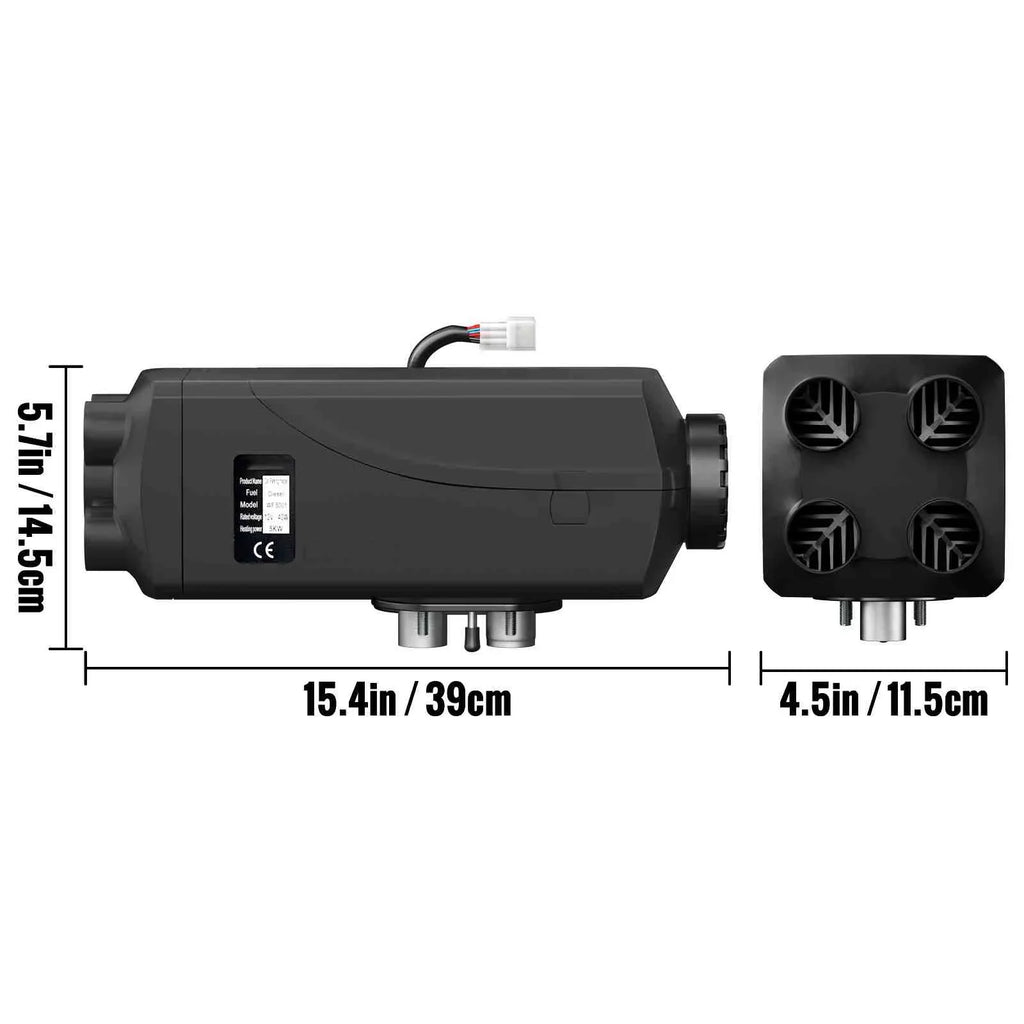 BENTISM 8KW 12V Diesel Air Heater LCD Thermostat 8000W For Trucks Ship Car Trailer