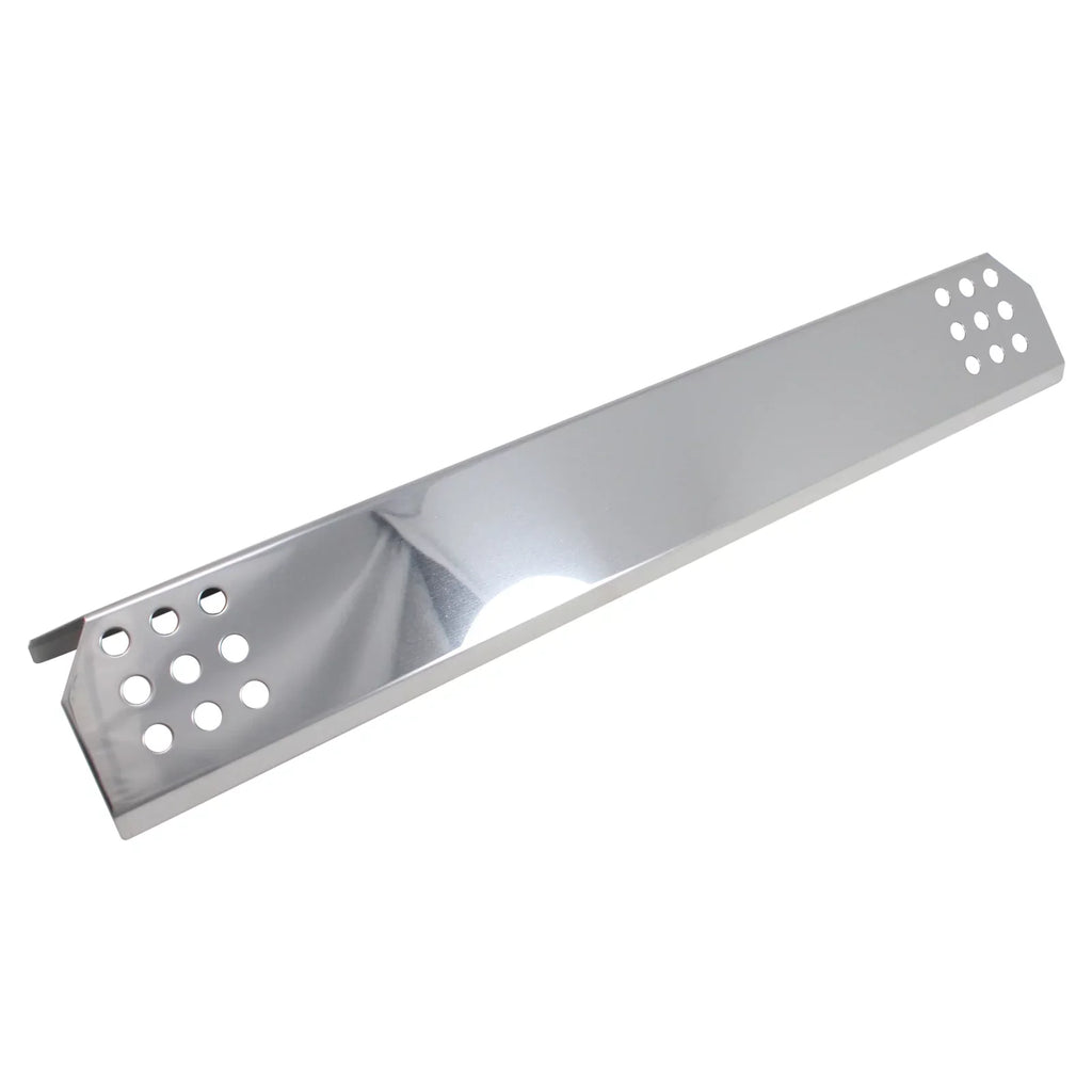 2-Pack BBQ Grill Heat Shield Plate Tent Replacement Parts for Jenn Air 720-0709B - Old - Matching Barbeque Stainless Steel Flame Tamer, Flavorizer Bar, Vaporizer Bar, Burner Coating 16 1/8"