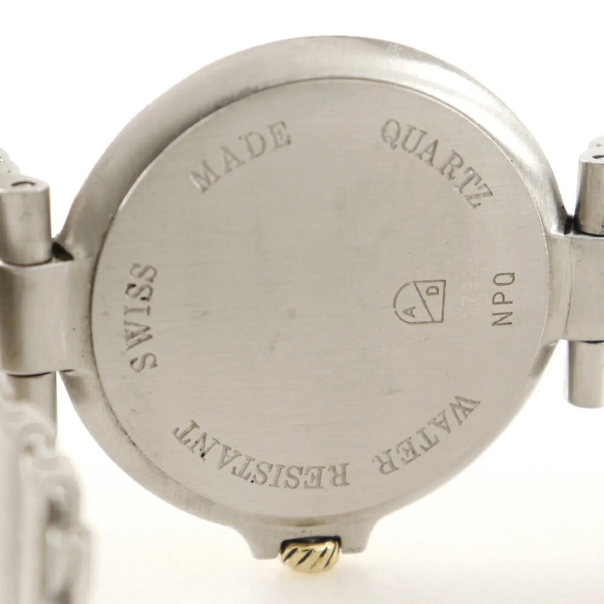 Pre-Owned Millennium Watch Stainless Steel Swiss Made Silver Quartz Analog Display Gray Dial Boys (Fair)
