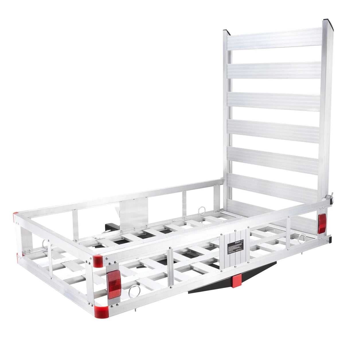 SKYSHALO Hitch Mount Cargo Carrier 47x28x6 in 500lb and Folding Ramp Fits 2" Receiver
