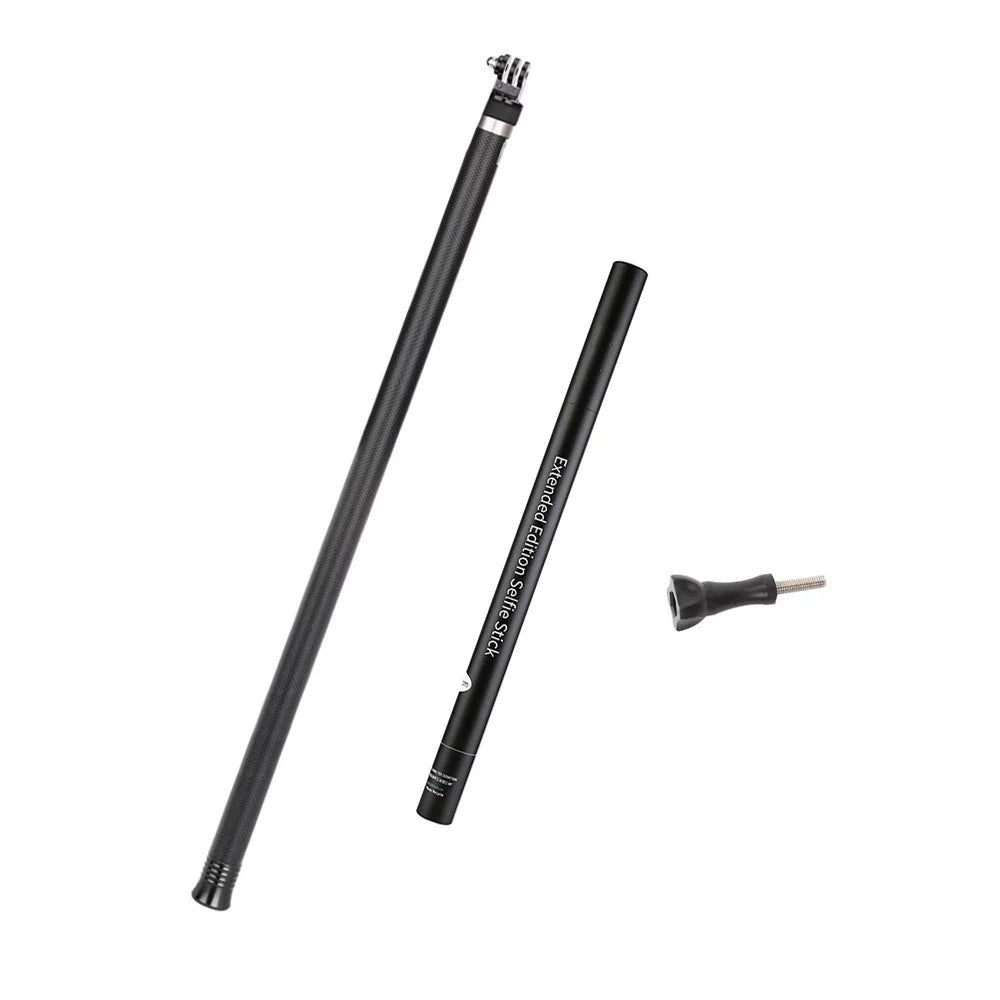 2.7M106 Inch Ultra Long Carbon Fiber Selfie Stick Lightweight Extendable Handheld Pole Monopod Replacement for GoPro Hero 11109876Hero 5 Black(2018) Replacement for One R OSMO Action