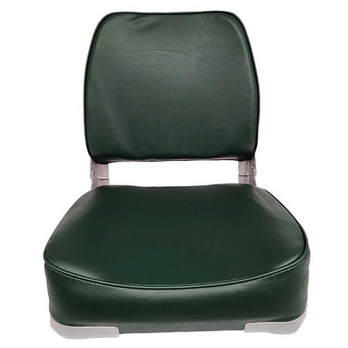 Watercraft Seat Low Back Fold Down Marine Vessel Bass Fishing Pontoon 1003-AP GREEN