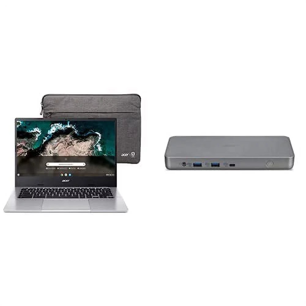 Acer Chromebook CB514-2H-K7GF | 14" FHD Display | MediaTek Kompanio 828 Processor | Mali-G57 Graphics | 8GB LPDDR4X | 64GB eMMC | Wi-Fi 6 | Chrome OS USB Type-C WWCB Dock D501