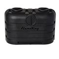 Flame King Heavy Duty Dual 20LB Black Propane Tank Shield for RV, Camper and Travel Trailer
