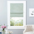 Exclusive Home Bolan Botanical Total Blackout Roman Shade, 31"x 64", Sage