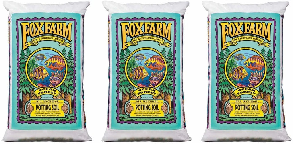 FoxFarm Ocean Forest Potting Soil, 1.5 cu ft (Pack of 3)