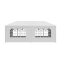 Zeny 10'x20' Outdoor Canopy Party Wedding Tent White Gazebo Pavilion with 6 Side Walls, 8.00, Event Canopies