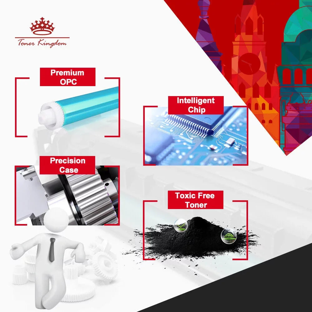 CLT-K404S for Samsung CLT-K404S CLT-C404S CLT-M404S CLT-Y404S CLT 404S to use with C480FW C430W SL-C430W SL-C480FW SL-C480FN Printer Tray (4 Pack)