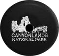 2018 2019 Wrangler JL Canyonlands National Park Colorado River Spare Tire Coating Jeep RV 33 InchBack up Camera