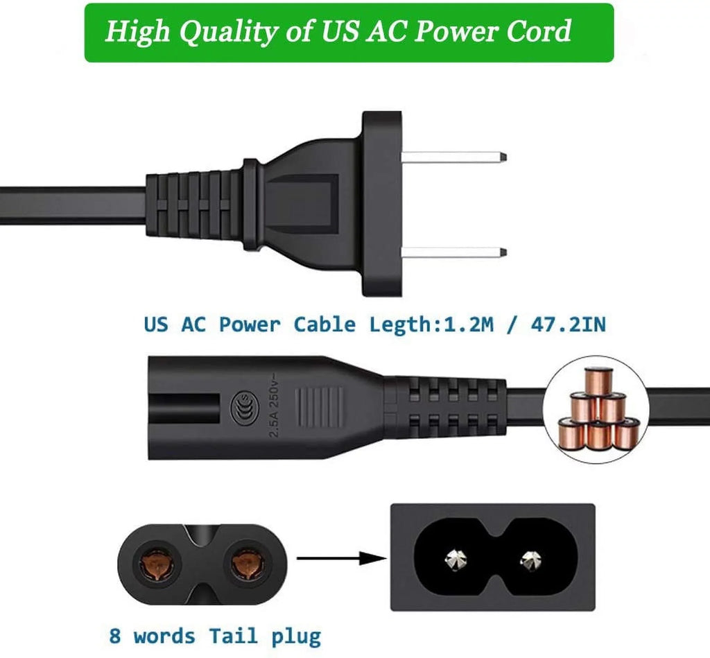 TKDY CA-110 Camcorder Charger CA110 Power Cable Kit for Canon VIXIA HF M50 R800 R80 R700 R500 M52 M500 HF-R70 HF-R72