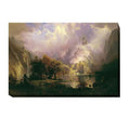Artistic Home Gallery Rocky Mountain Landscape by Albert Bierstadt Premium Gallery-Wrapped Canvas Giclee