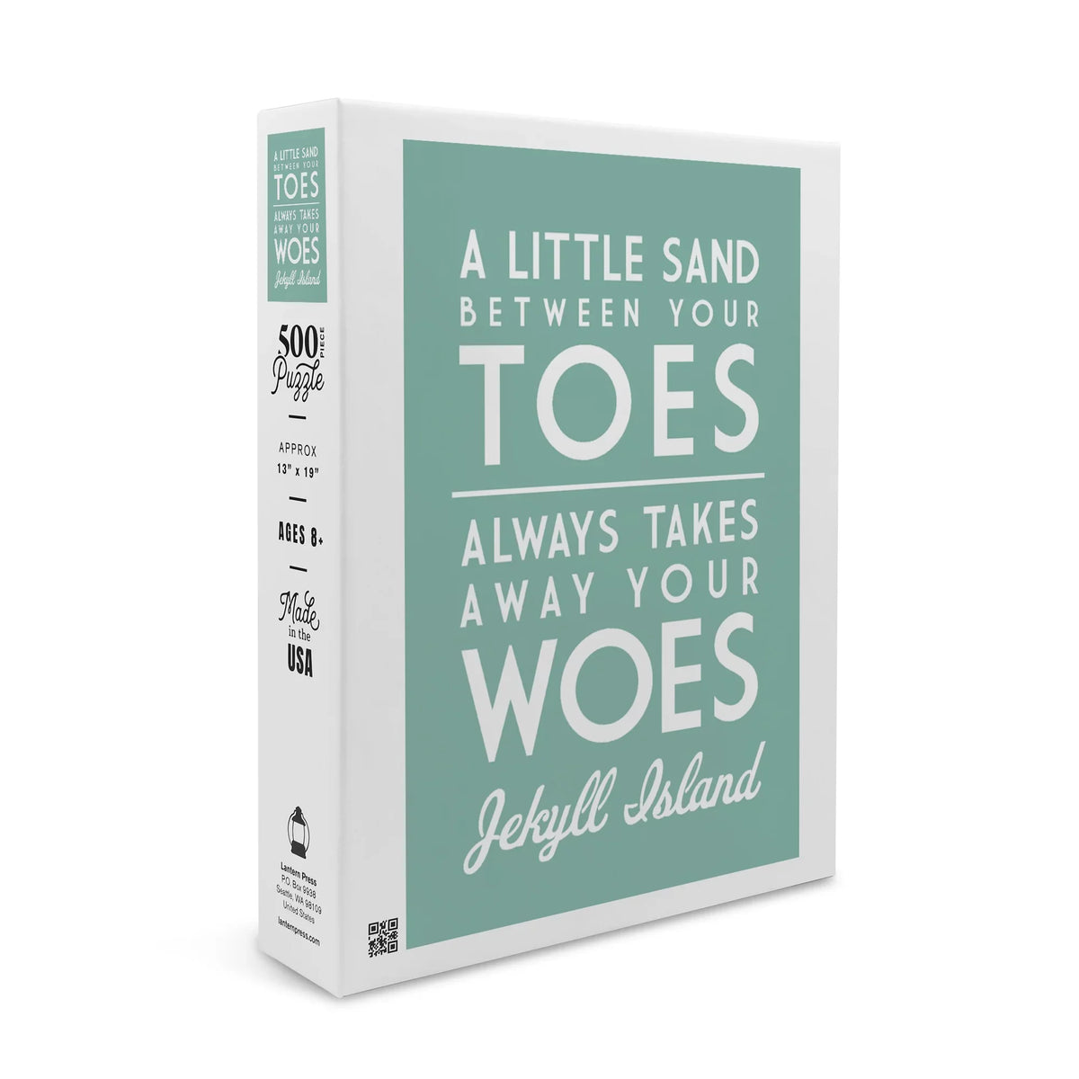 Jekyll Island, Georgia, A Little Sand Between Your Toes, Simply Said (19x27 inches, Premium 500 Piece Jigsaw Puzzle for Adults and Family, Made in USA)