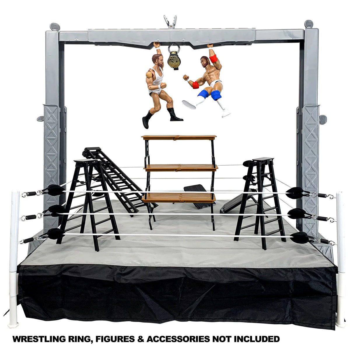 Shark Cage & Grab The Gear Playset for WWE Wrestling Action Figures