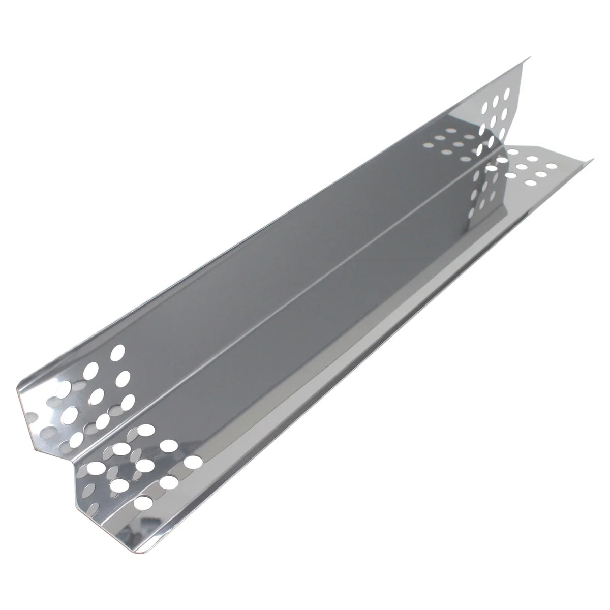 2-Pack BBQ Grill Heat Shield Plate Tent Replacement Parts for Jenn Air 720-0709B - Old - Matching Barbeque Stainless Steel Flame Tamer, Flavorizer Bar, Vaporizer Bar, Burner Coating 16 1/8"
