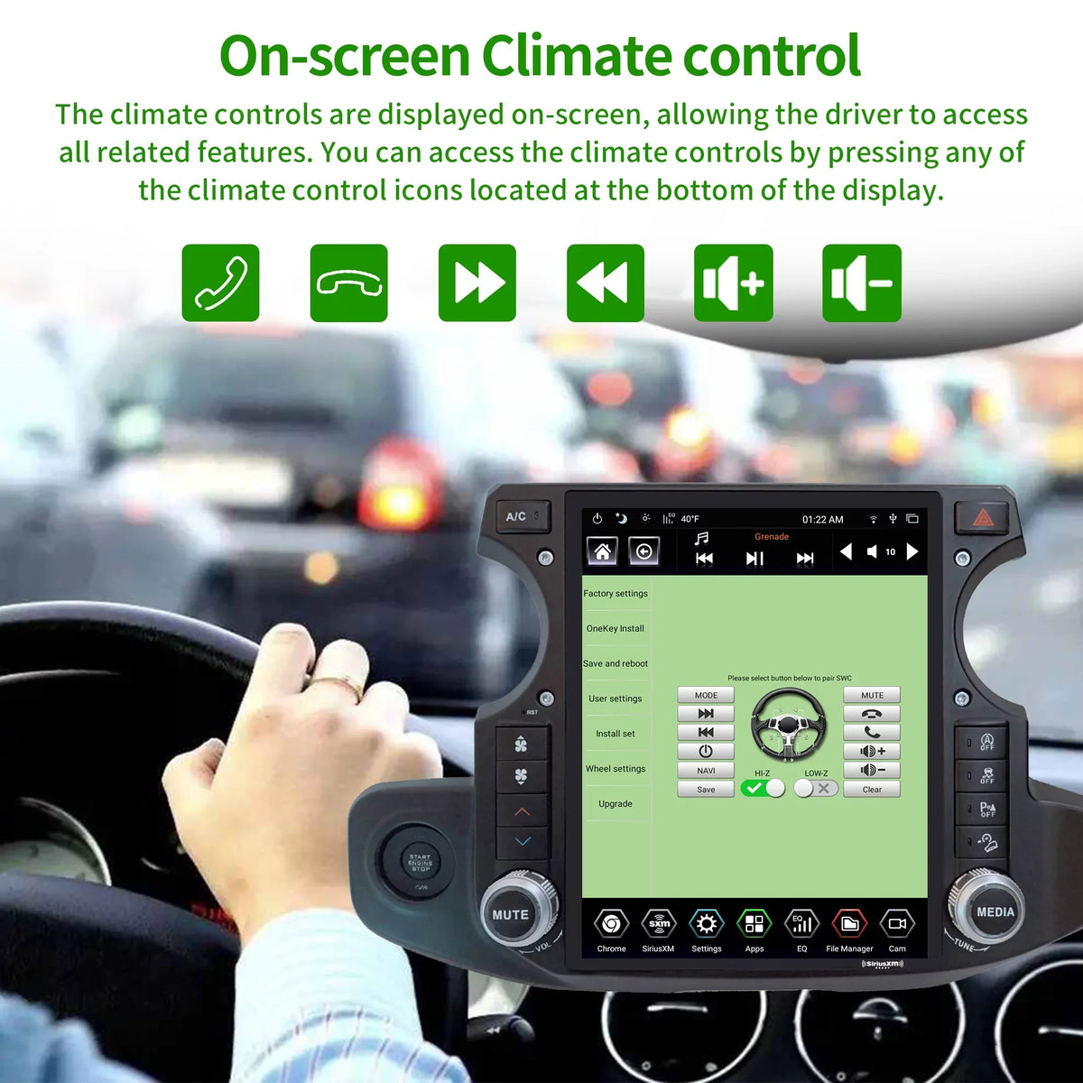 Linkswell Gen5 T-style 12.1 inch Car SirusXm Radio Stereo for Jeep Wrangler Gladiator 2018-2021 Touch Screen Car Navigator Android Truck Replacement GPS radio 4G+64G Apple Carplay Auto