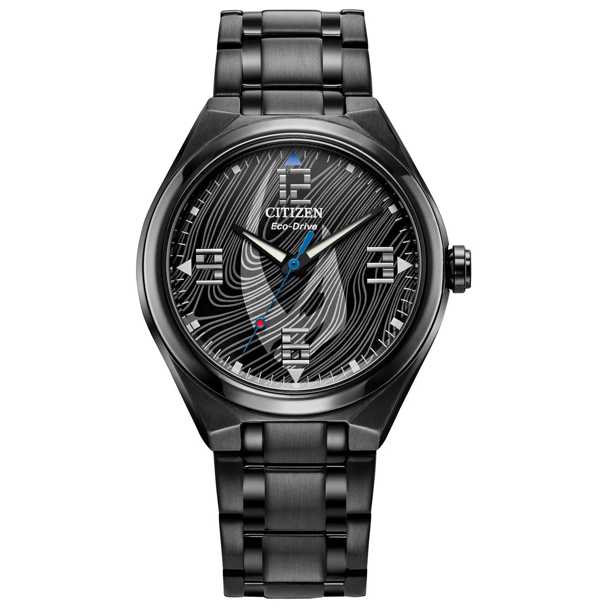 Citizen Men's Eco-Drive Star Wars Mandalorian Black IP Stainless Steel Watch AW2045-57W