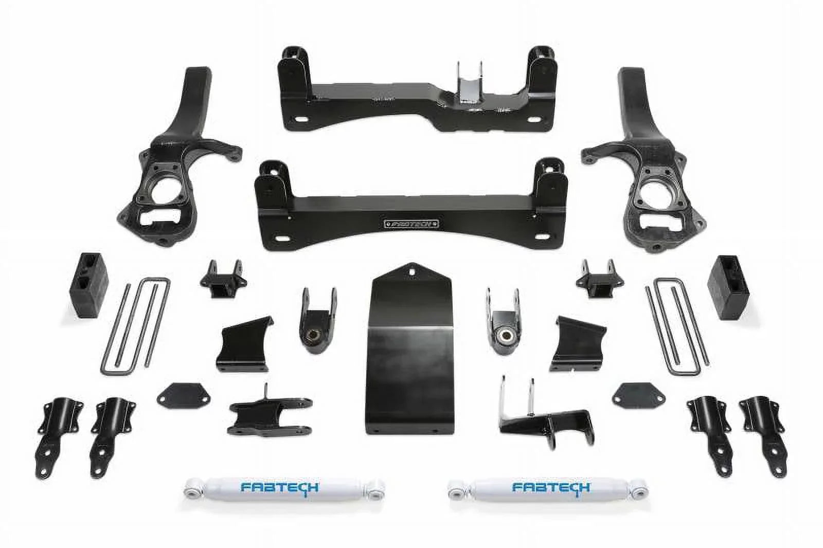 Fabtech 2019 Fits Chevrolet Silverado GMC Sierra 1500 Pickup PERF Shocks 6" BASIC System K1132